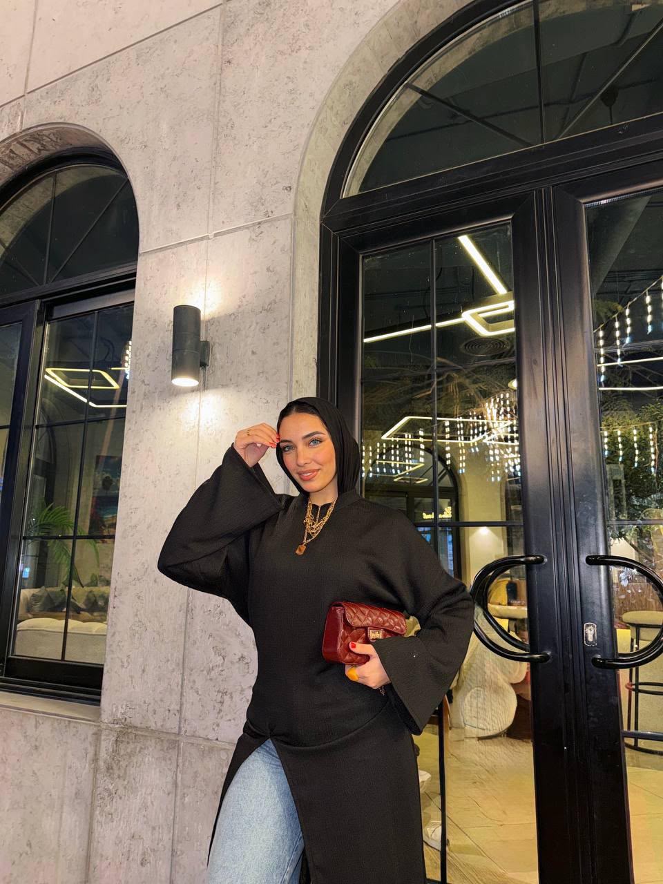 بلوزة مستوردة اسود